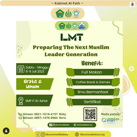 Screenshot 2023-06-23 at 09-45-06 LDK AL-UKHUWAH (@ldkunisma45bekasi) Instagram