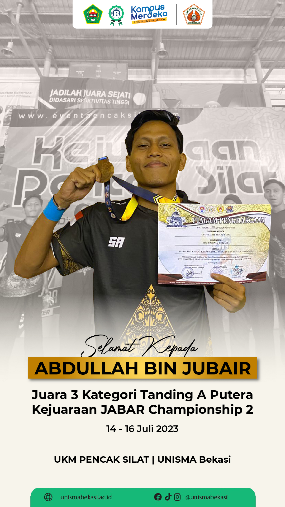 UNISMA Abdullah Bin Jubair_UKM Pencak Silat