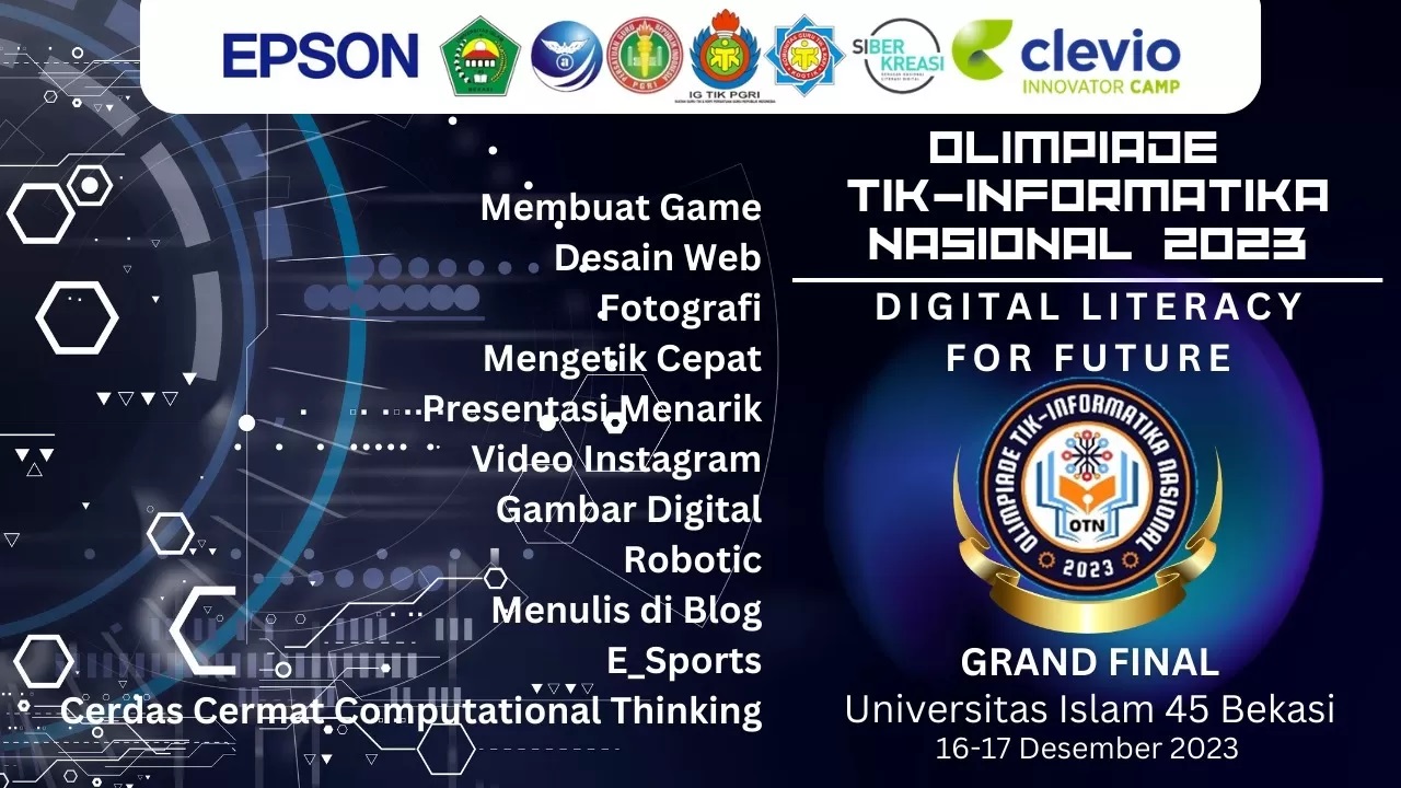 unisma final olimpiade tik informatika nasional 2023