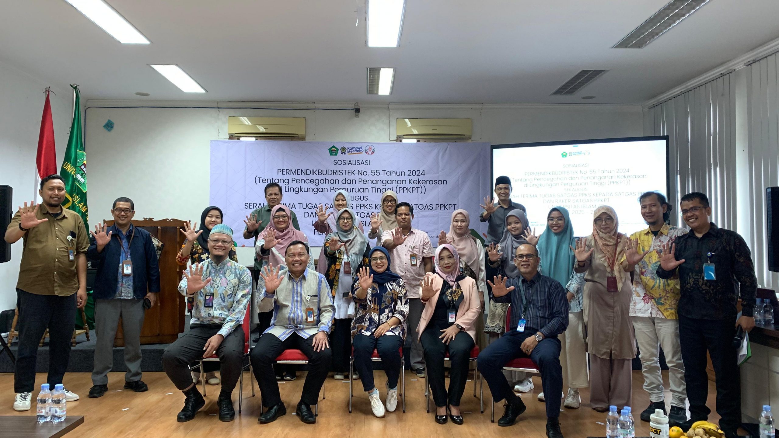 SERAH TERIMA TUGAS SATGAS PPKS KEPADA SATGAS PPKPT UNIVERSITAS ISLAM 45 PERIODE 2025-2027