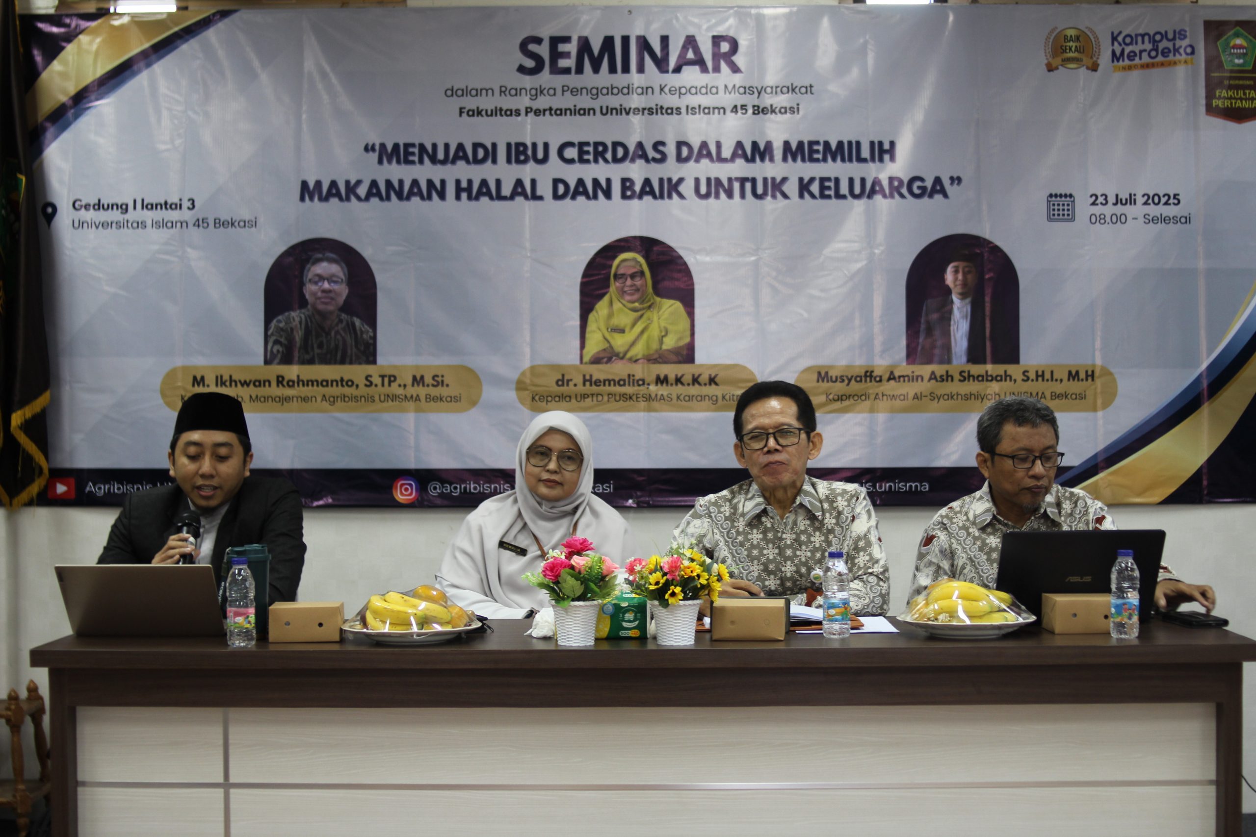 Seminar Makanan Halal UNISMA Bekasi Edukasi untuk Ibu Cerdas dan Peran Kampus dalam Pendidikan di Bekasi (3) Seminar Makanan Halal UNISMA Bekasi Edukasi untuk Ibu Cerdas dan Peran Kampus dalam Pendidikan di Bekasi (3)