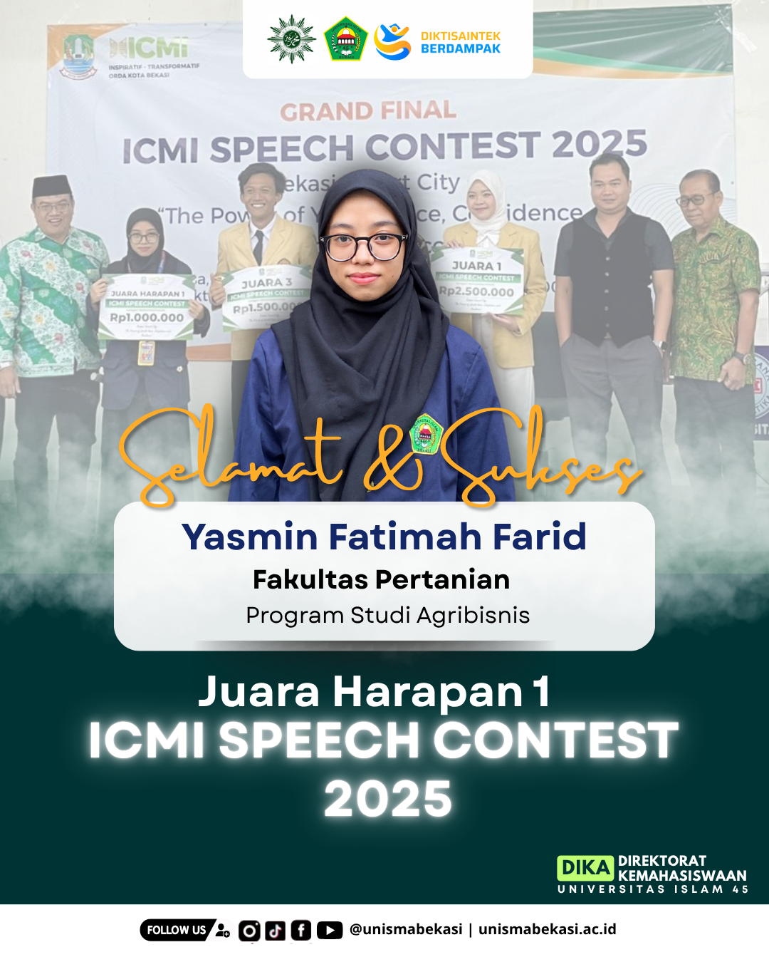 Yasmin Juara ICMI Agribisnis