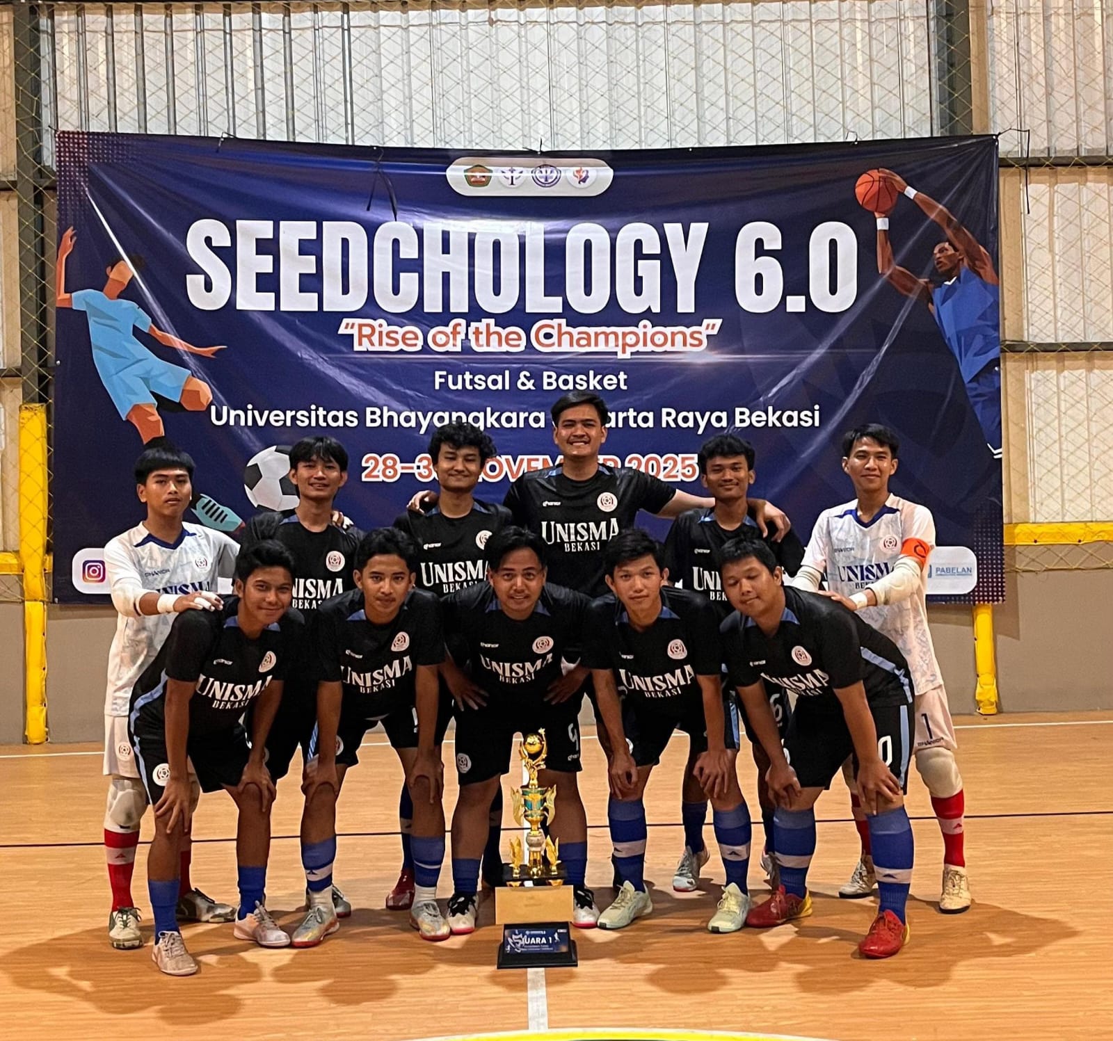 UKM Sepak Bola UNISMA BekasiUM.ID Raih Juara 1 pada Kompetisi di Universitas Bhayangkara Jakarta Raya (4)